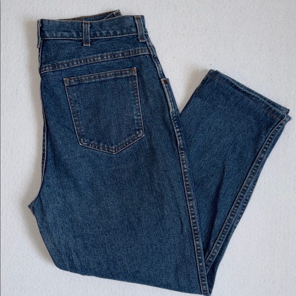 Vintage Lands' End Regular Standard High Rise Jeans. Classic 5 pocket Denim Jean